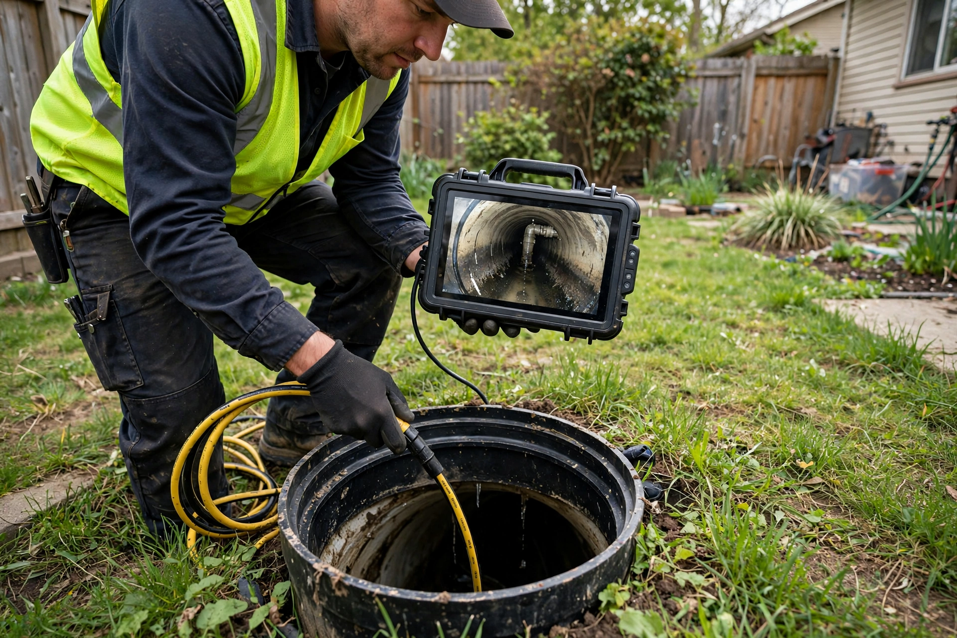 Sewer camera inspection in Greenbrook, Southaven, MS