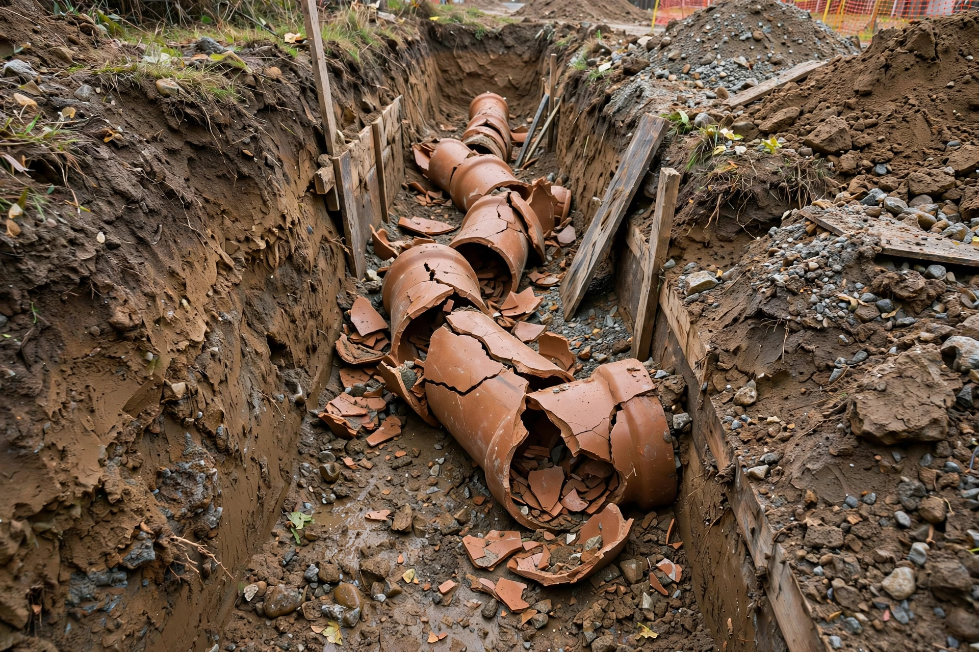 Damaged sewer pipe replacement in Deerchase, Southaven, MS