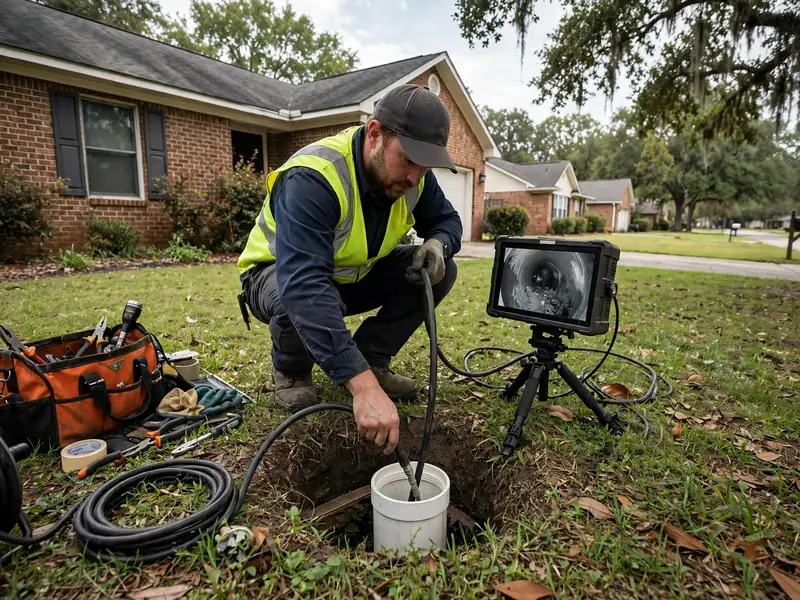 combo sewer camera inspection in brentwood estates 38671