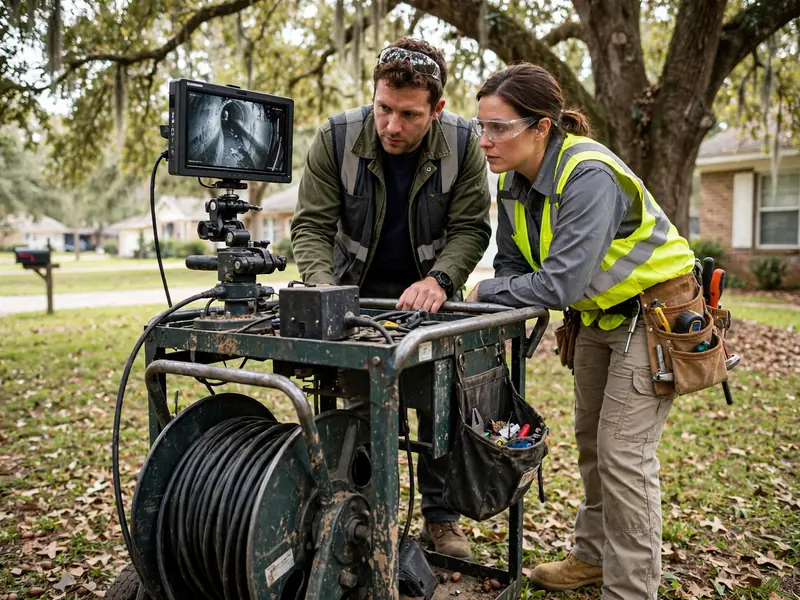 combo sewer camera inspection in cherry tree park 38672