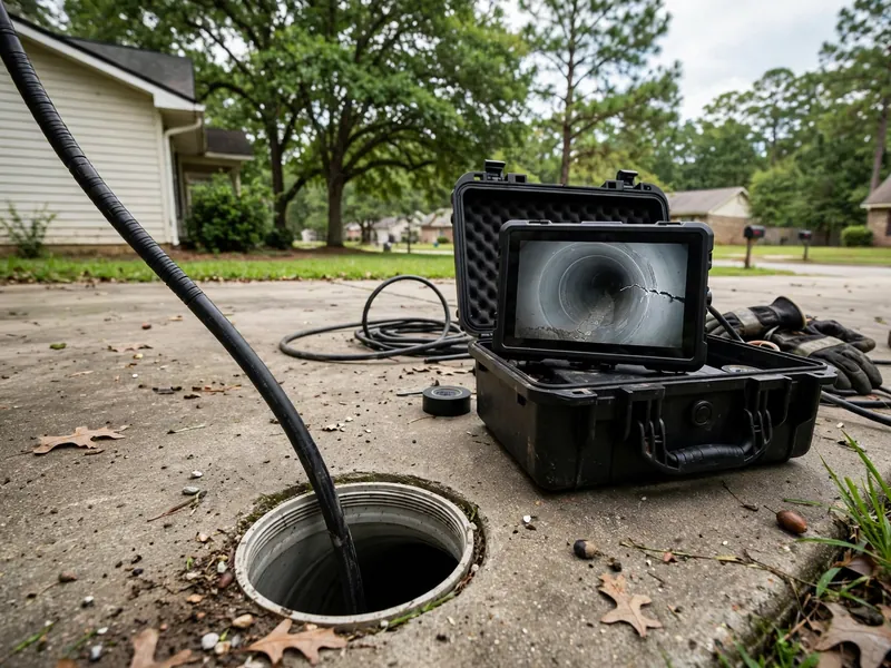 combo sewer camera inspection in deerchase 38672