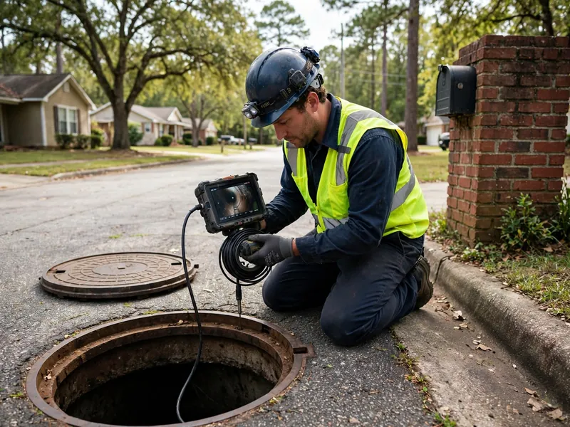combo sewer camera inspection in dickens place 38672