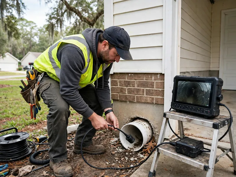 combo sewer camera inspection in huntleigh 38672