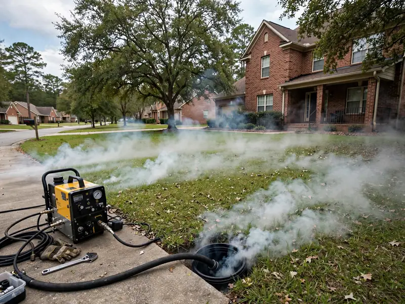 combo sewer leak detection in carriage hills 38671