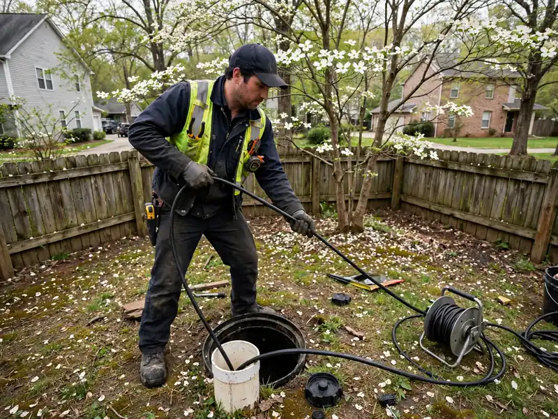 combo sewer line cleaning in cherry tree park 38672