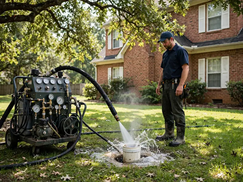 combo sewer line cleaning in deerchase 38672