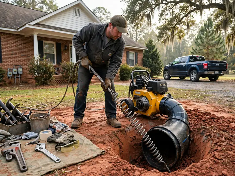 combo sewer line cleaning in dickens place 38672