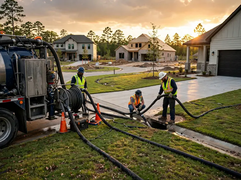 combo sewer line cleaning in huntleigh 38672
