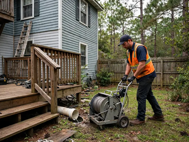 combo sewer line cleaning in plum point villages 38671